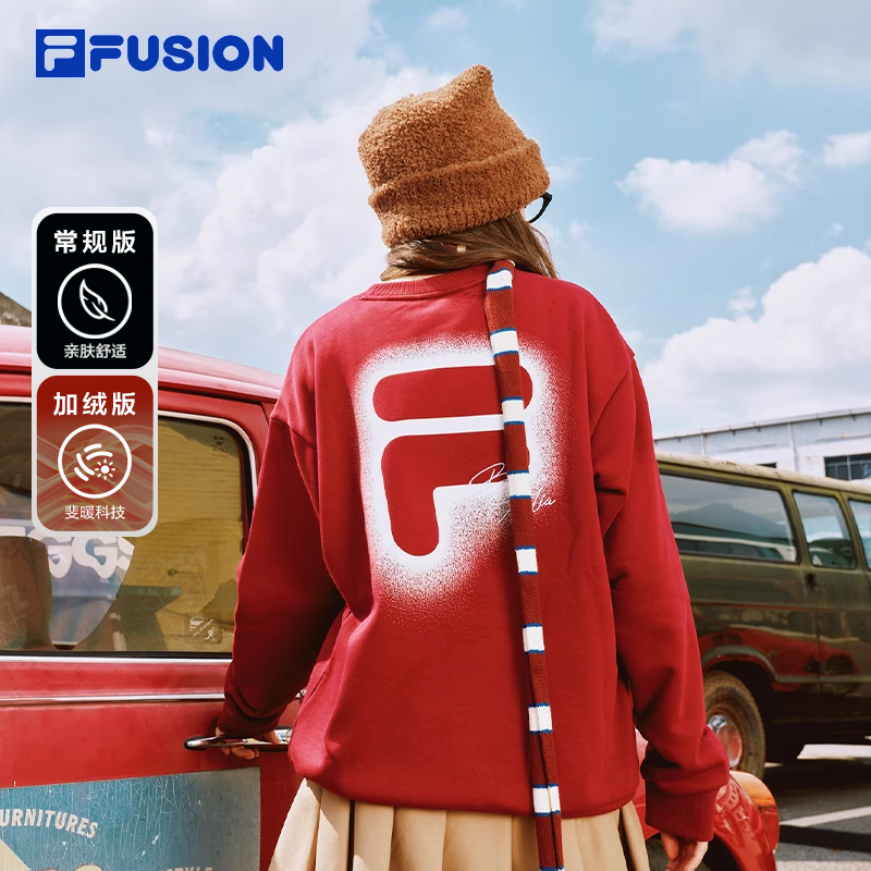 FILAFUSION斐乐中性针织套头衫