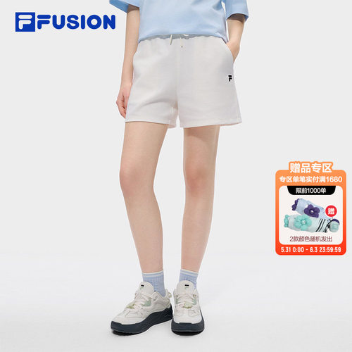 FILAFUSION斐乐潮牌针织短裤