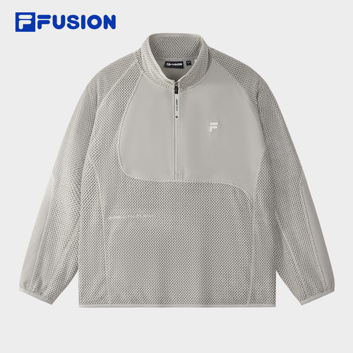FILA FUSION斐乐潮牌男子套头卫衣官方冬新款休闲宽松摇粒绒上衣