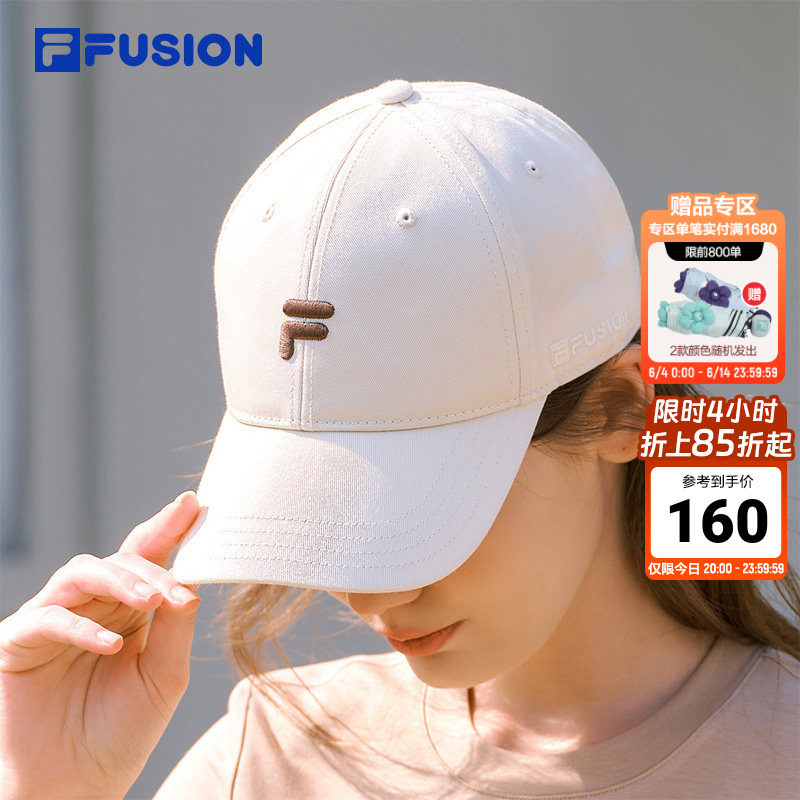 FILA FUSION斐乐潮牌情侣款棒球帽2026夏季新款时尚鸭舌帽运动帽