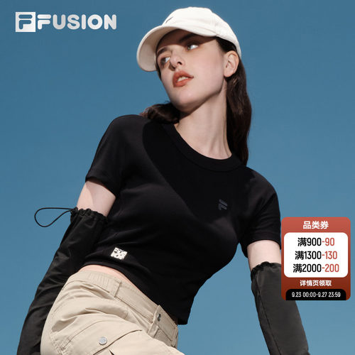 FILAFUSION斐乐女子短袖T