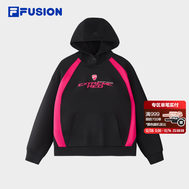 FILAFUSION斐乐潮牌连帽卫衣