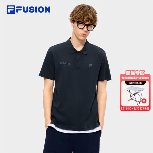 FILAFUSION斐乐潮牌短袖POLO