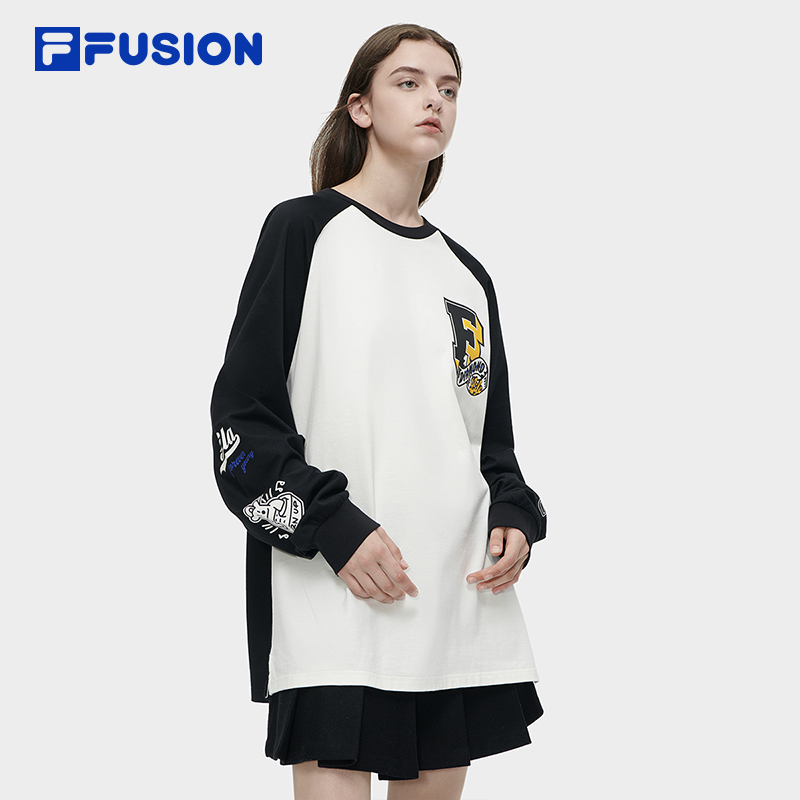 FILAFUSION斐乐潮牌长袖T