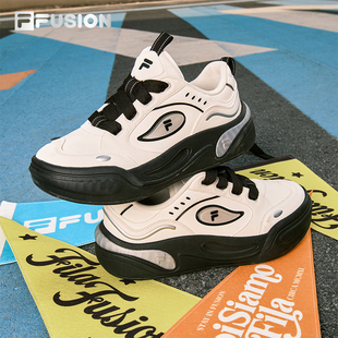 厚底增高板鞋 FUSION斐乐潮牌女鞋 新款 休闲鞋 蛋糕鞋 大头鞋 FILA