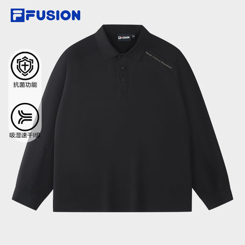 FILAFUSION斐乐男子长袖POLO