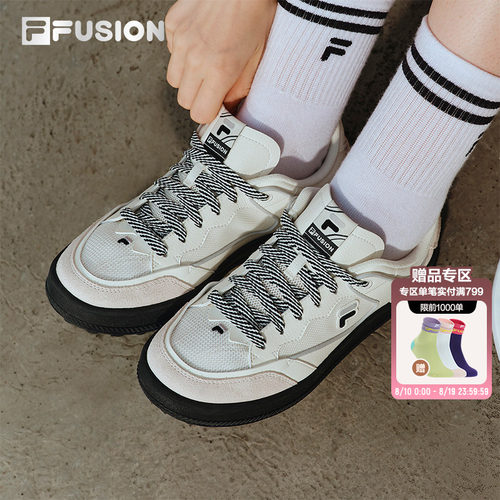FILAFUSION板鞋女休闲鞋网面鞋