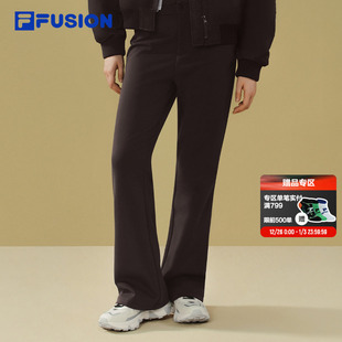 2026春季 新款 时尚 FILA 微喇裤 裤 休闲简约修身 FUSION斐乐潮牌女装