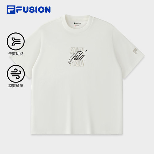 FILAFUSION斐乐女士针织短袖衫