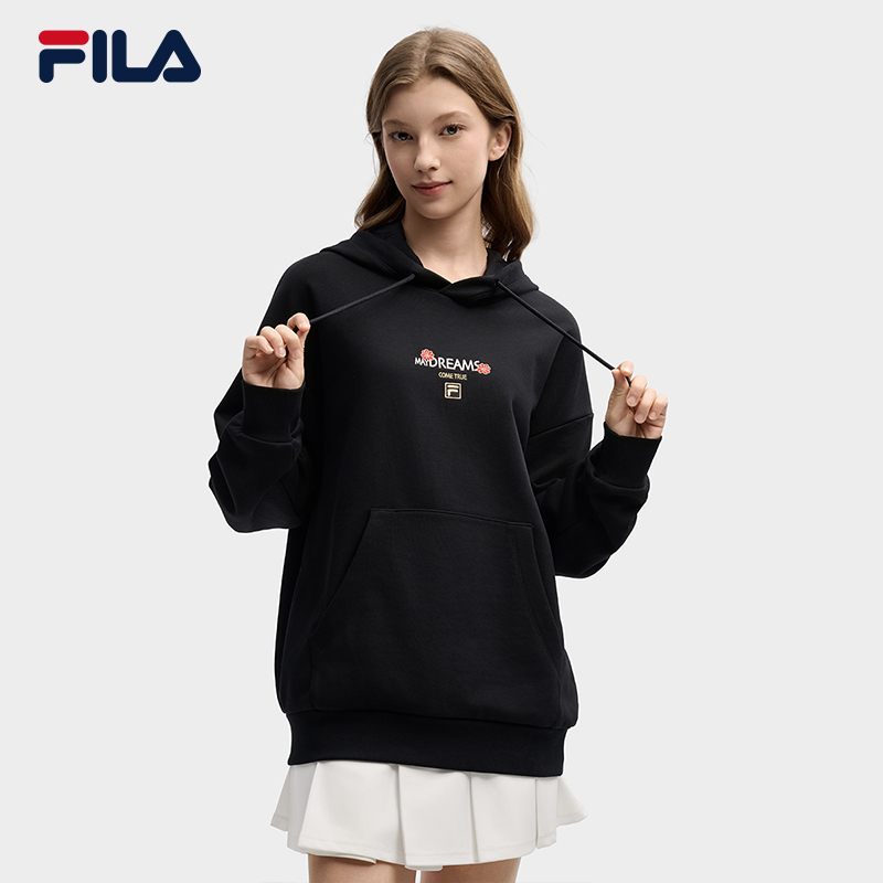 FILA斐乐男女同款连帽卫衣