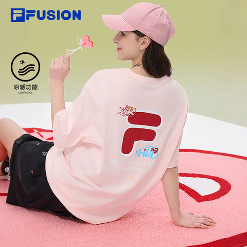 FILAFUSION斐乐潮牌短袖T