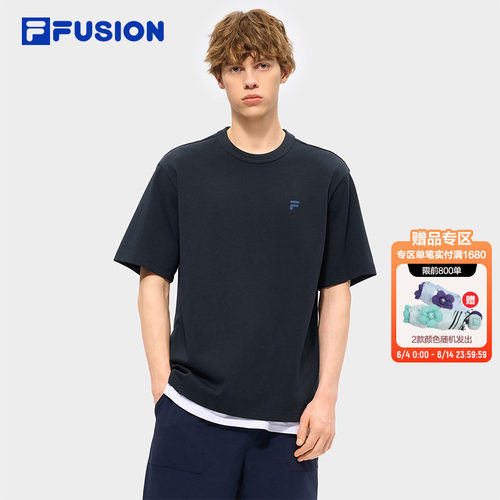 FILAFUSION斐乐男士短袖T恤