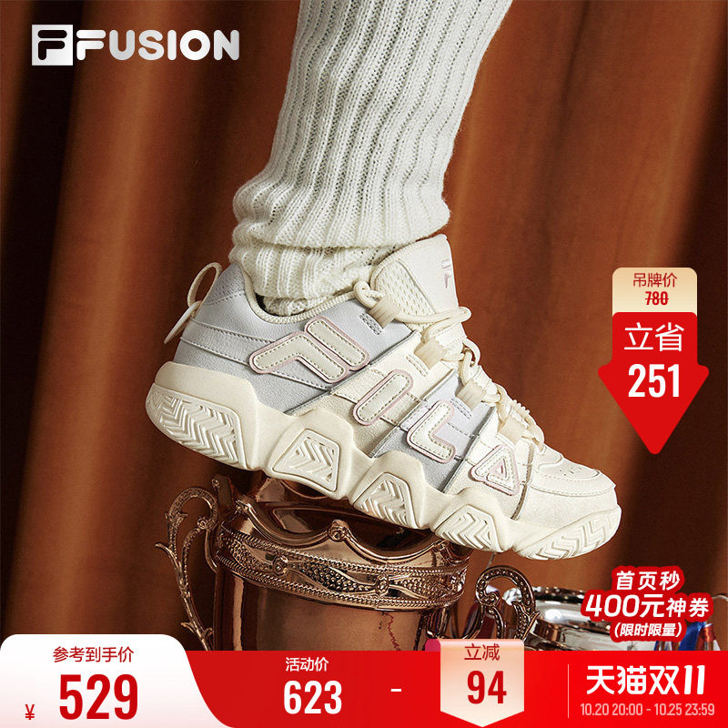 FILA FUSION斐乐潮牌情侣款篮球鞋女鞋春季款休闲鞋运动鞋
