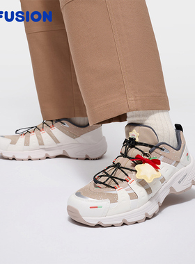 圣诞节限定Como X FILA FUSION斐乐潮牌情侣跑步鞋V底休闲运动鞋
