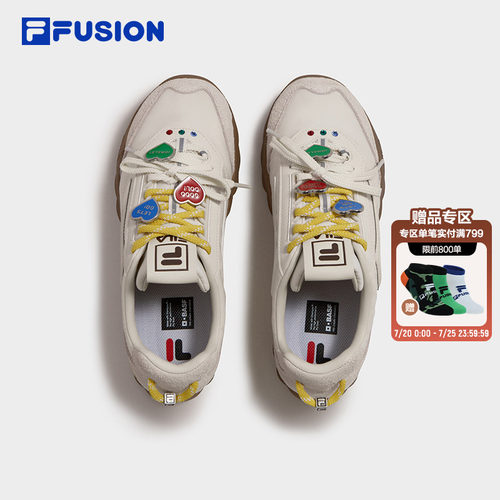 FILAFUSION薄底鞋女德训鞋板鞋