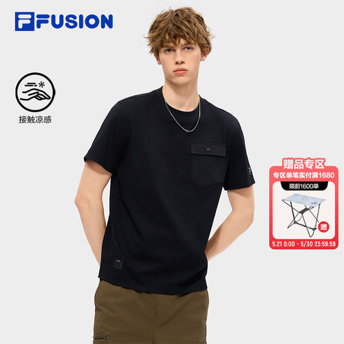 FILAFUSION斐乐男子短袖T