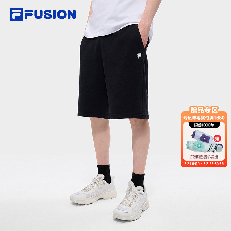 章昊同款FILA FUSION斐乐短裤男2026夏季新款男士纯棉五分裤男裤