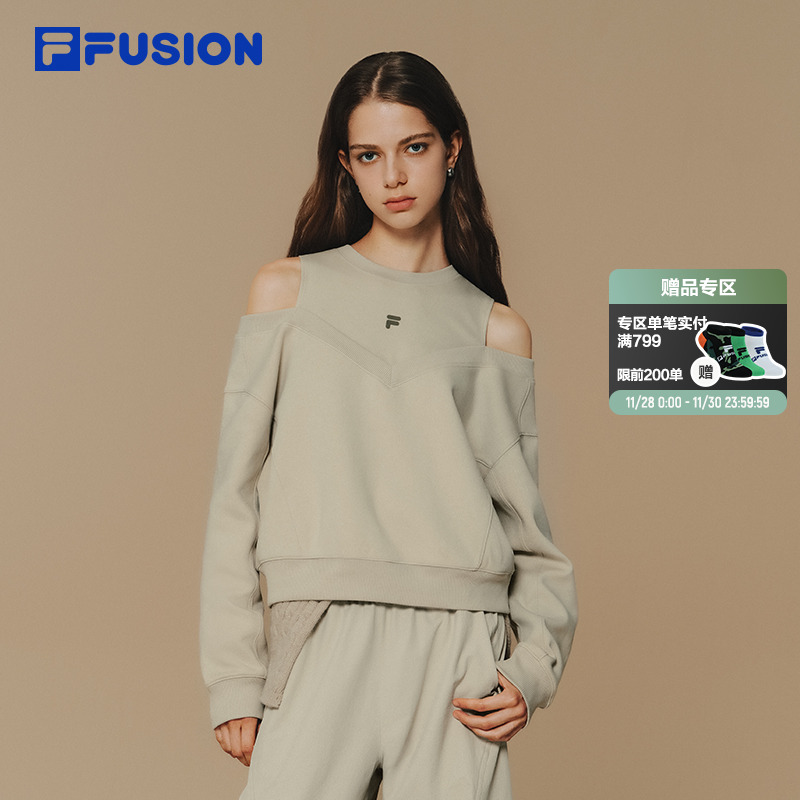 FILAFUSION斐乐潮牌套头卫衣