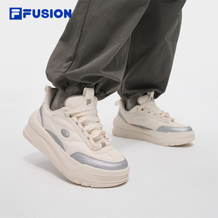章昊同款 面包鞋 FILA 冬季 FUSION斐乐潮牌情侣厚底板鞋 pengpeng鞋
