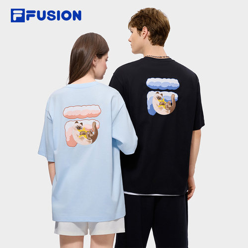 FILAFUSION斐乐情侣短袖T