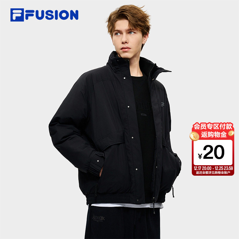 FILA FUSION斐乐潮牌棉服男2026春新款时尚休闲宽松保