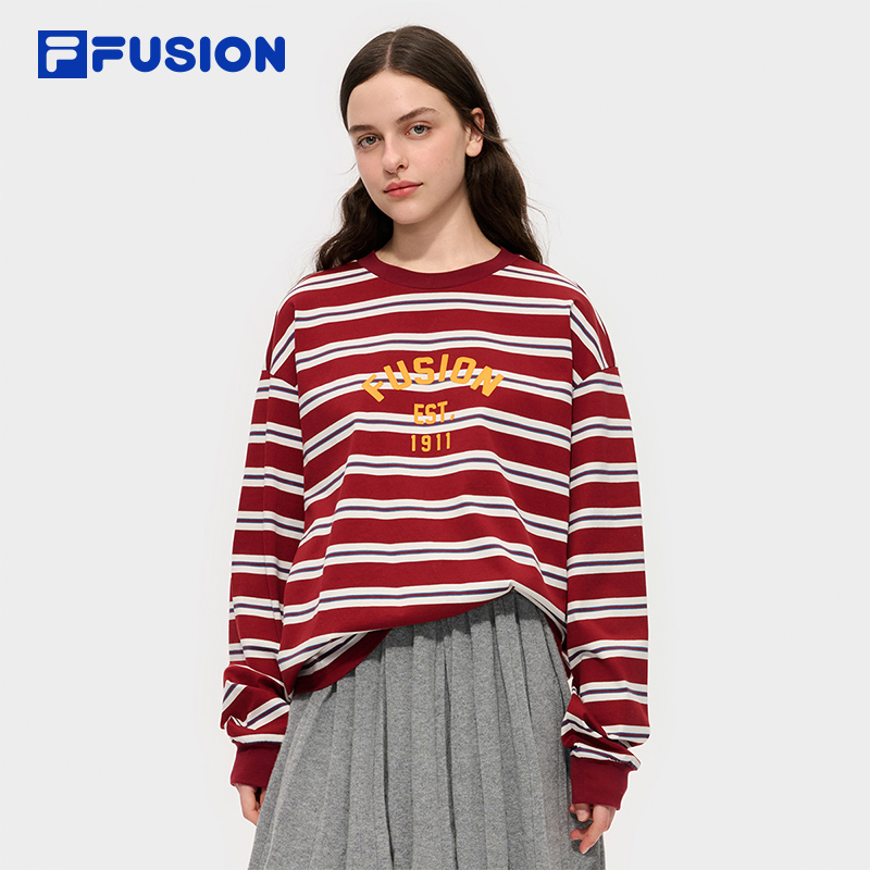 FILAFUSION斐乐中性针织长袖衫