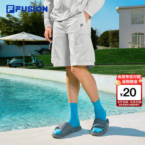 FILAFUSION斐乐梭织五分裤