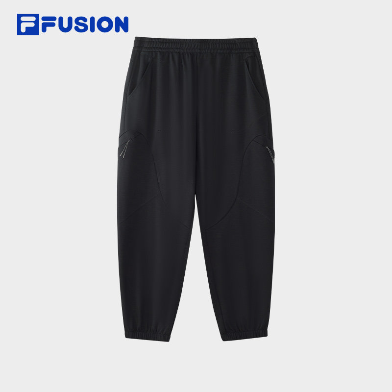 FILA FUSION斐乐针织长裤男裤2025夏季新款运动裤简约