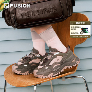 FILA FUSION斐乐潮牌女鞋硬糖鞋2026春季新款老爹鞋休闲鞋跑步鞋