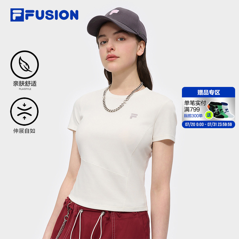 FILAFUSION斐乐女子短袖T
