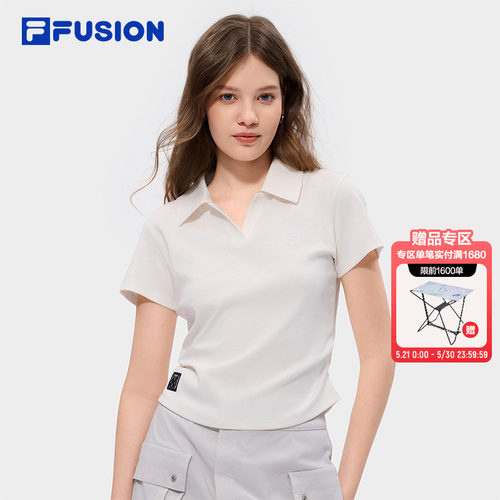 FILAFUSION斐乐潮牌短袖POLO