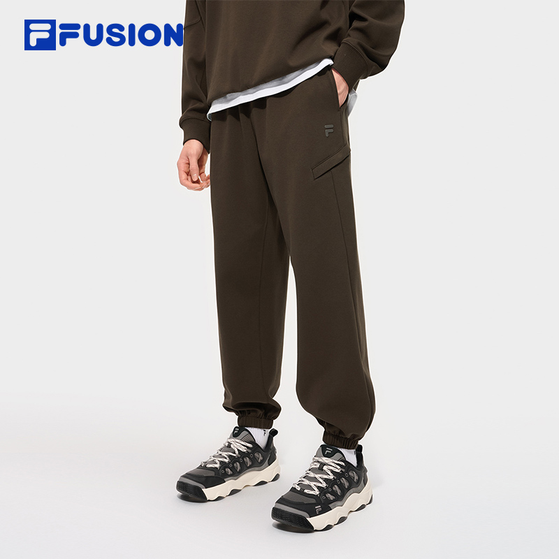 FILAFUSION斐乐潮牌针织长裤男