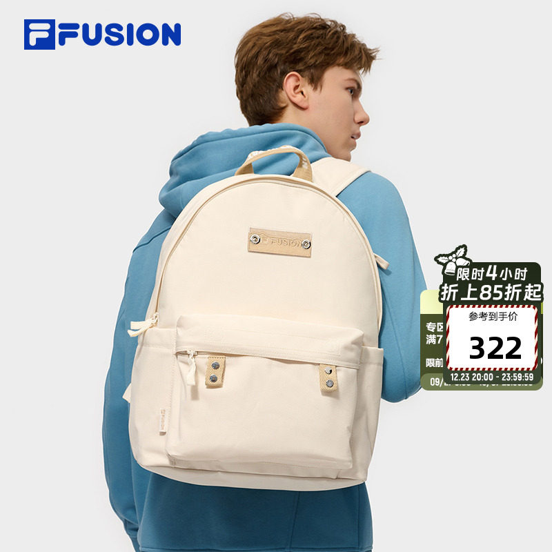 FILA FUSION斐乐潮牌双肩包女包2025冬季新款情侣款户