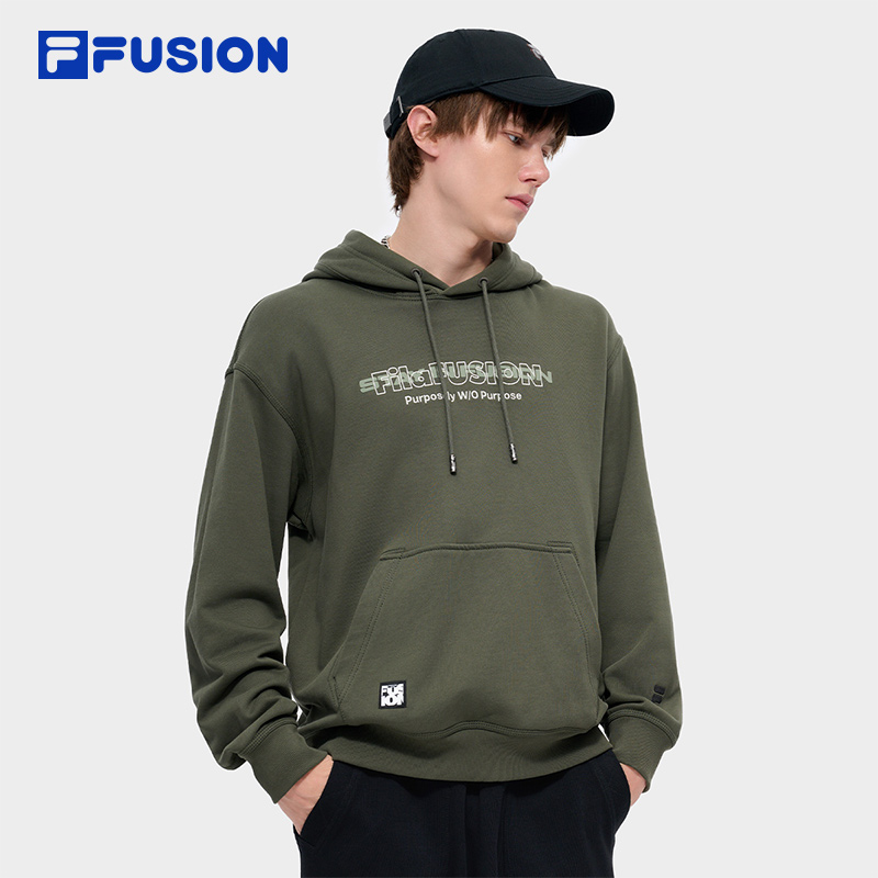 FILAFUSION斐乐男子连帽卫衣
