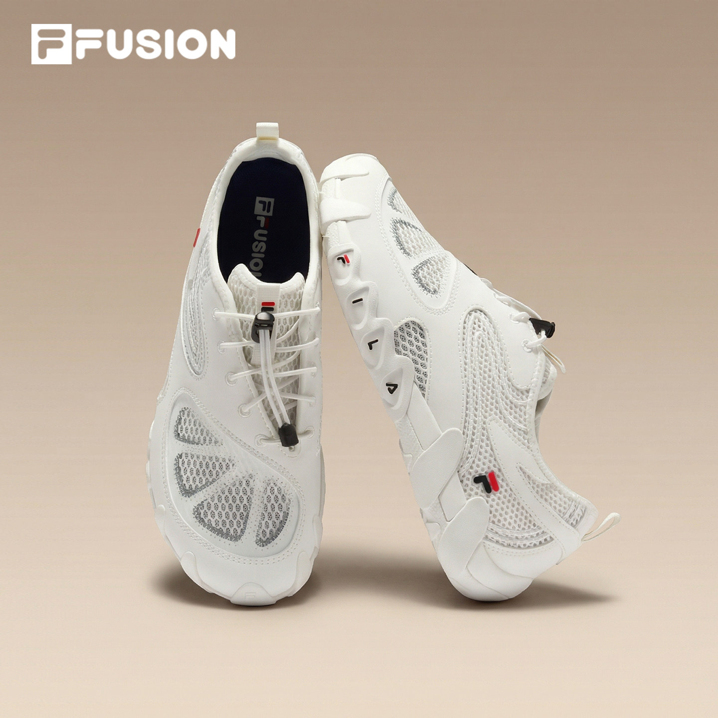 FILA FUSION斐乐赤足薄底鞋女休闲鞋2026夏季新款轻便透气运动鞋
