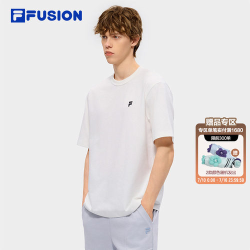 FILAFUSION斐乐男士短袖T恤