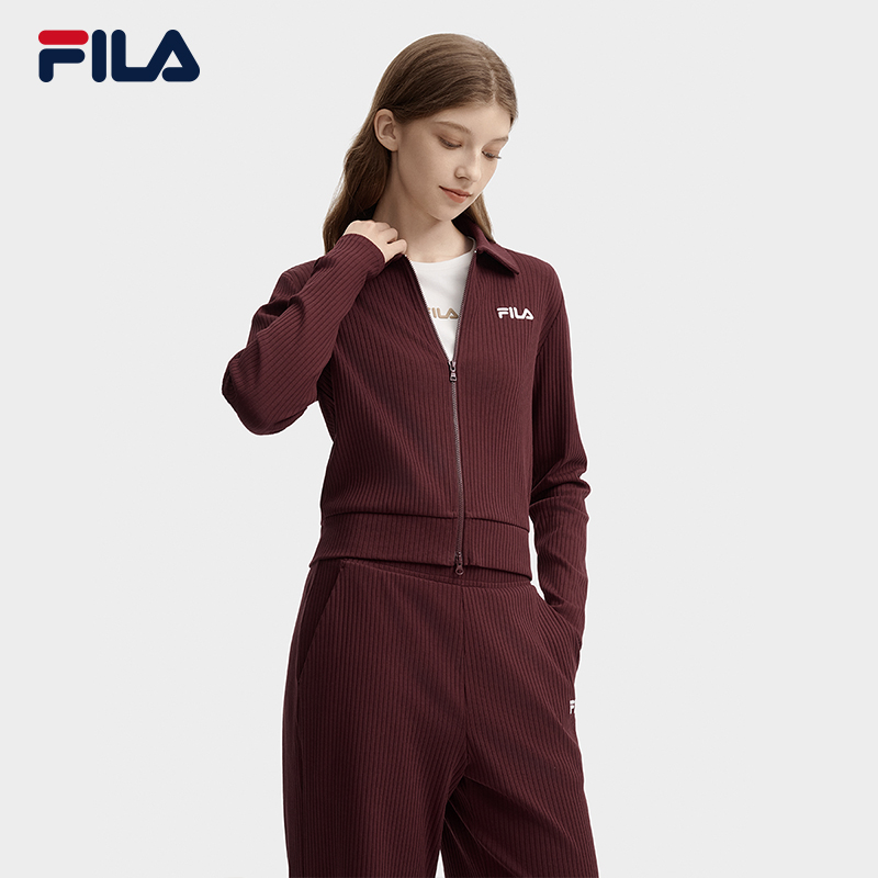 FILA斐乐女士针织长袖外套