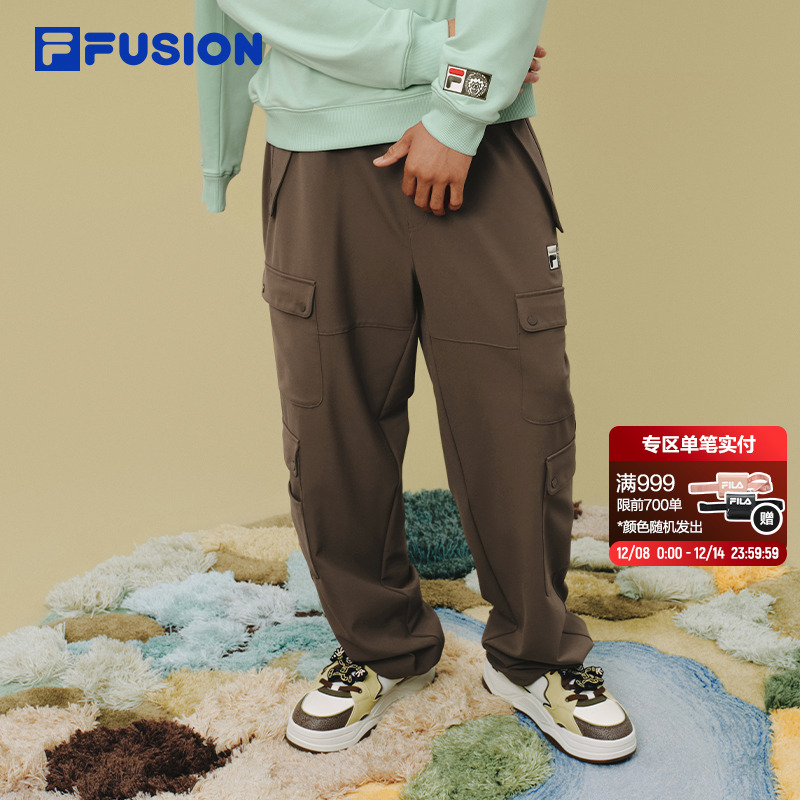 FILAFUSION斐乐男子梭织长裤