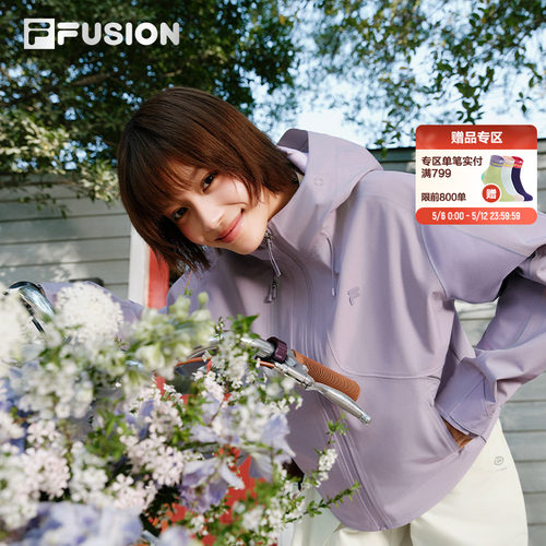 FILAFUSION女士梭织防水外套