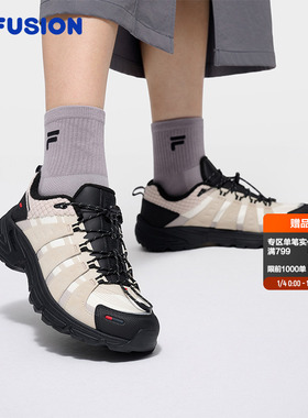 加绒COMO X FILA FUSION斐乐女鞋2025冬季户外运动鞋越野跑鞋男
