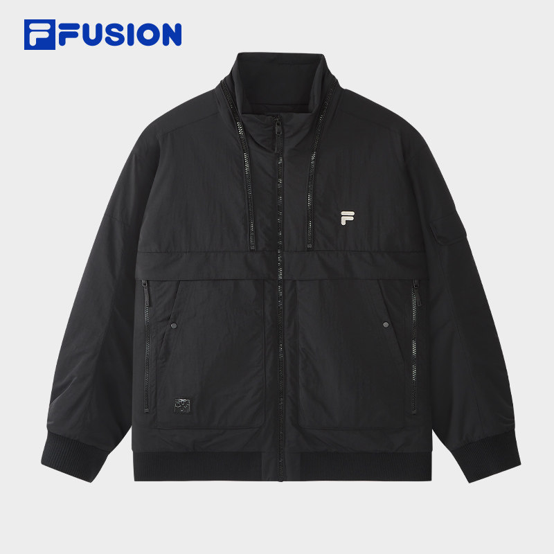 FILA FUSION斐乐潮牌棉服男2026春新款时尚休闲宽松机能夹克外套