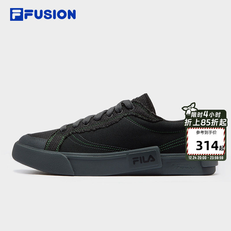 FILA FUSION斐乐潮牌帆布鞋男鞋2025秋季新款鞋子板鞋