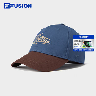 新款 棒球帽2025秋季 撞色遮阳帽运动帽 FUSION斐乐潮牌情侣款 FILA