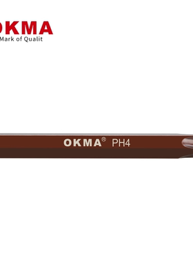 OKMA冲击枪批加长批咀十字撞批螺丝刀强磁起子头批头套装PH4/PH3