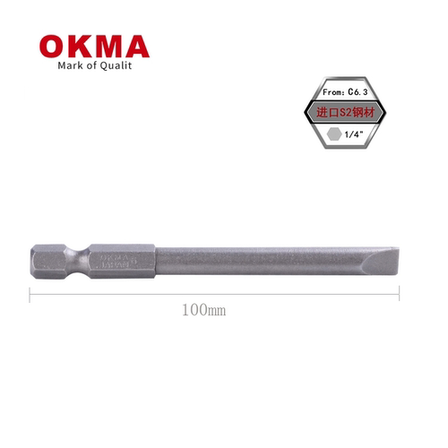 OKMA批咀一字螺丝刀加上内六角
