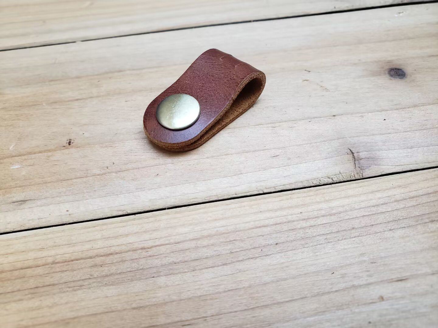 真皮缠线器集线器耳机线手机线绕耳机绕线器
