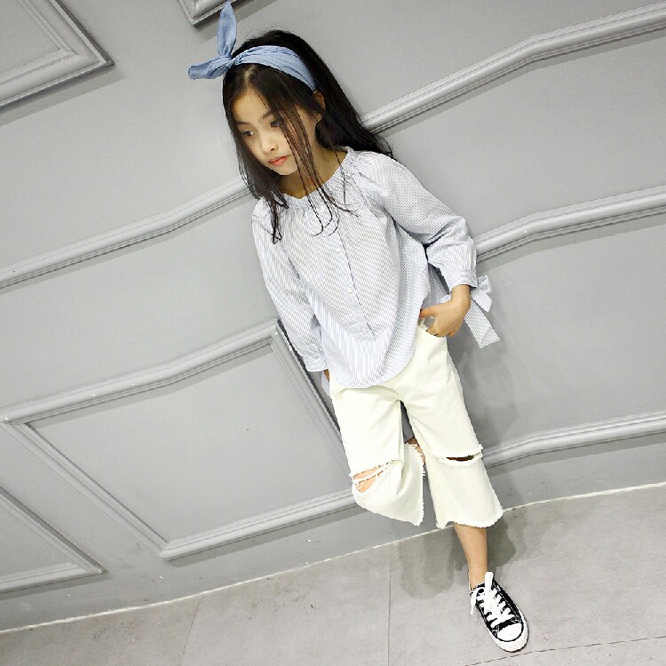 Chemise fille à manche longue - Ref 2087394 Image 1