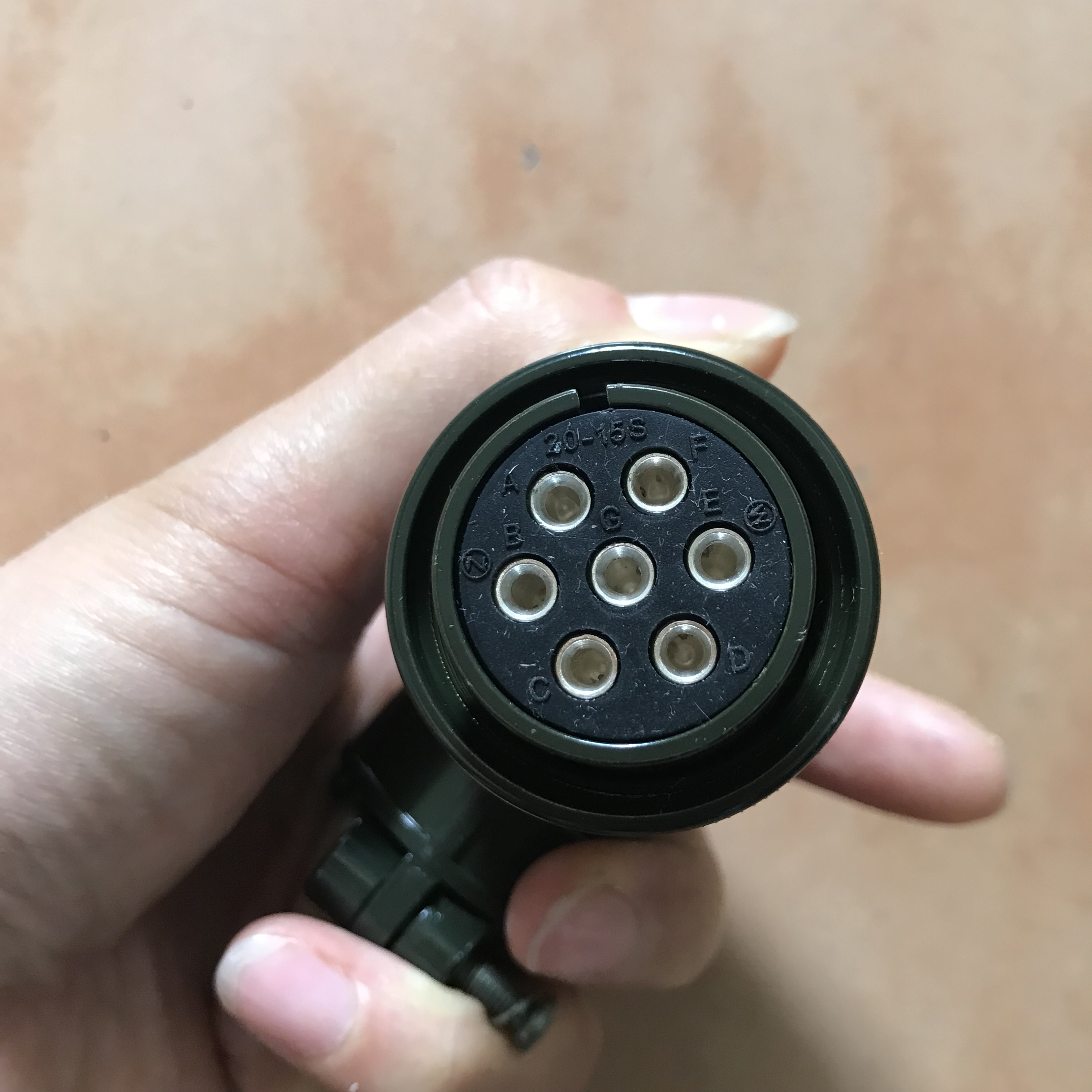 MIL-5015系军规插头 航空插头 连接器MS3108B20-15S 3108A24-10S