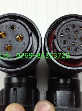 广数/华大/米格/KND电机专用 4芯 7芯 15芯 航空插头YD28K15TS