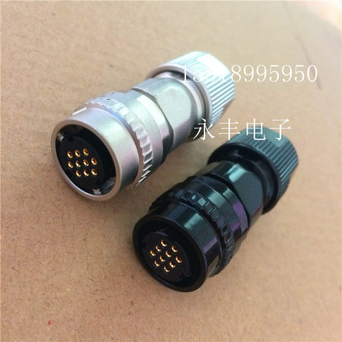 JN2AS10ML3-R 松下伺服电机侧接头 10芯 三菱伺服电机接头